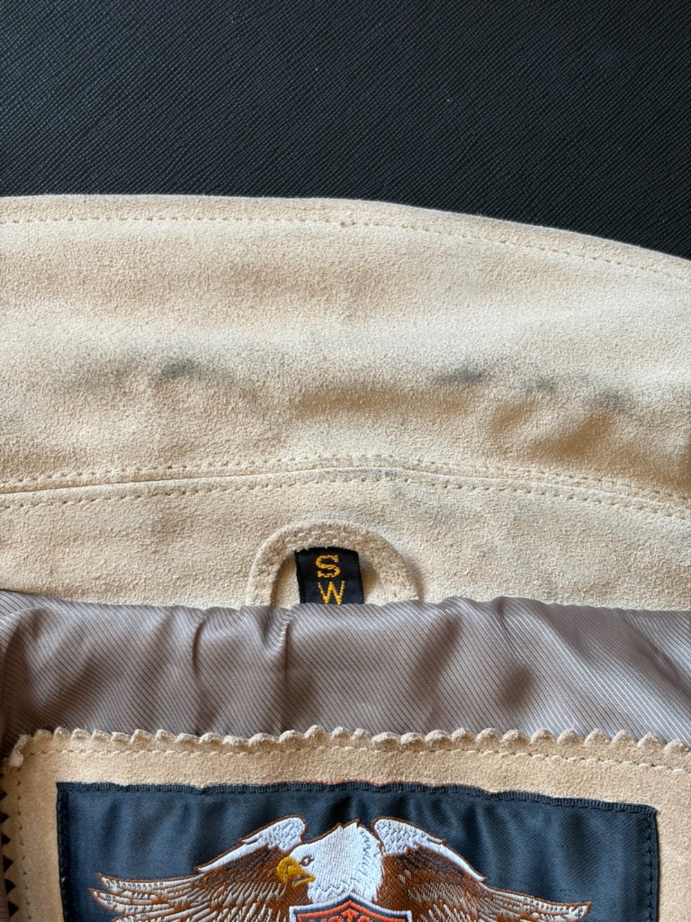 vintage harley davidson suede “santa cruz” jacket - Picture 8 of 11